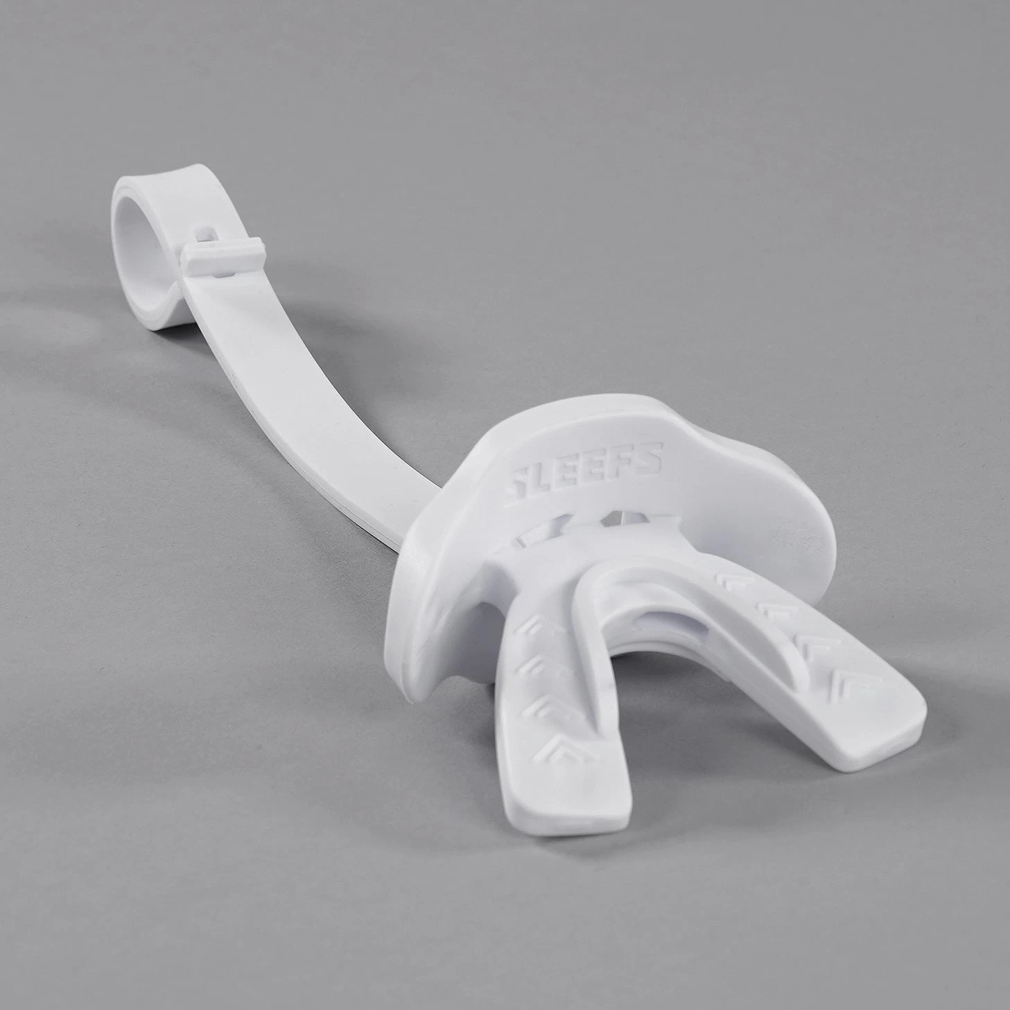 Ha Ha Ha Red Smile White Soft Football Mouthguard - Image 3