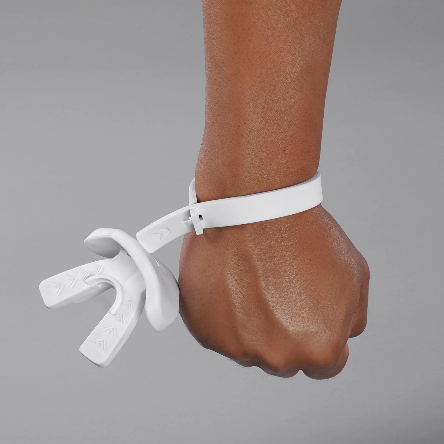 Ha Ha Ha Red Smile White Soft Football Mouthguard - Image 5