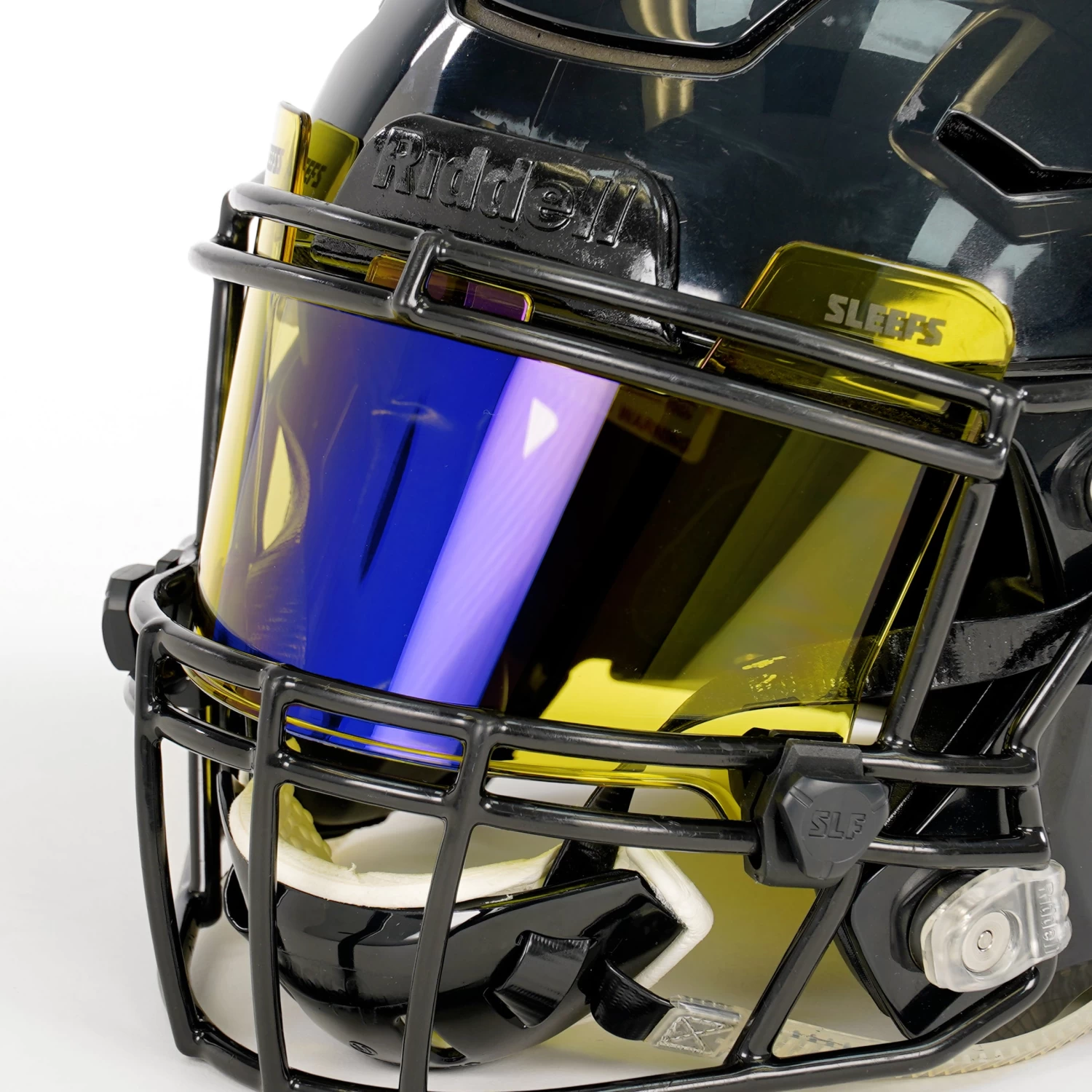 Yellow Blue Bifrost Rainbow Helmet Eye-Shield Visor - Image 2