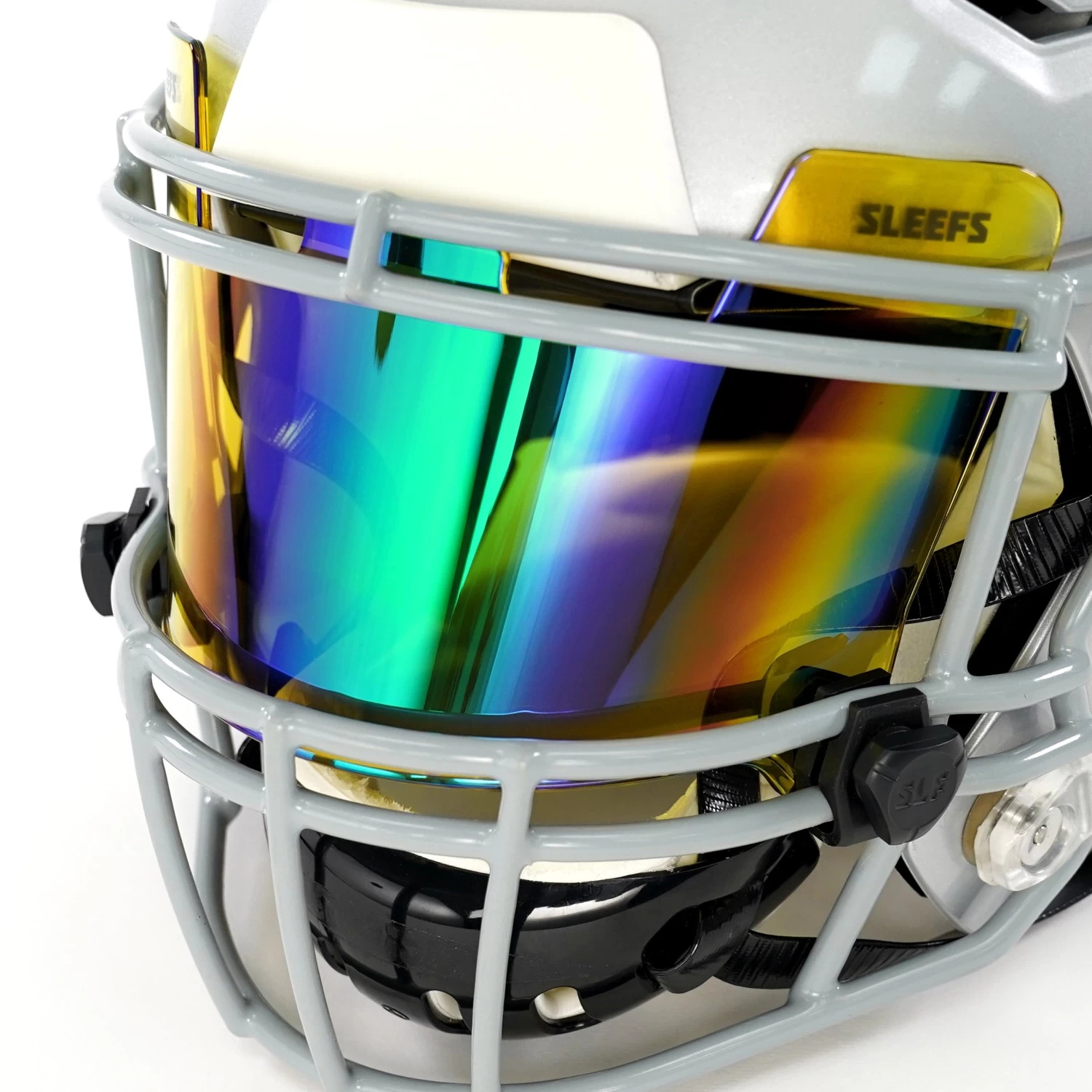 Yellow Green Bifrost Rainbow Helmet Eye-Shield Visor - Image 2